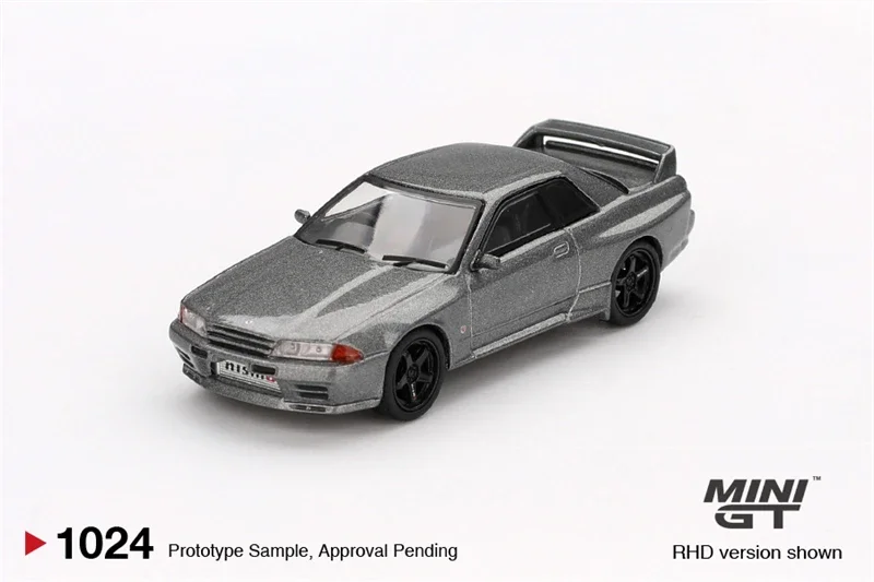 

*Предпродажа* MINI GT 1:64 Skyline GTR (версия BBNR32 CRS) Темно-серая литая под давлением модель автомобиля