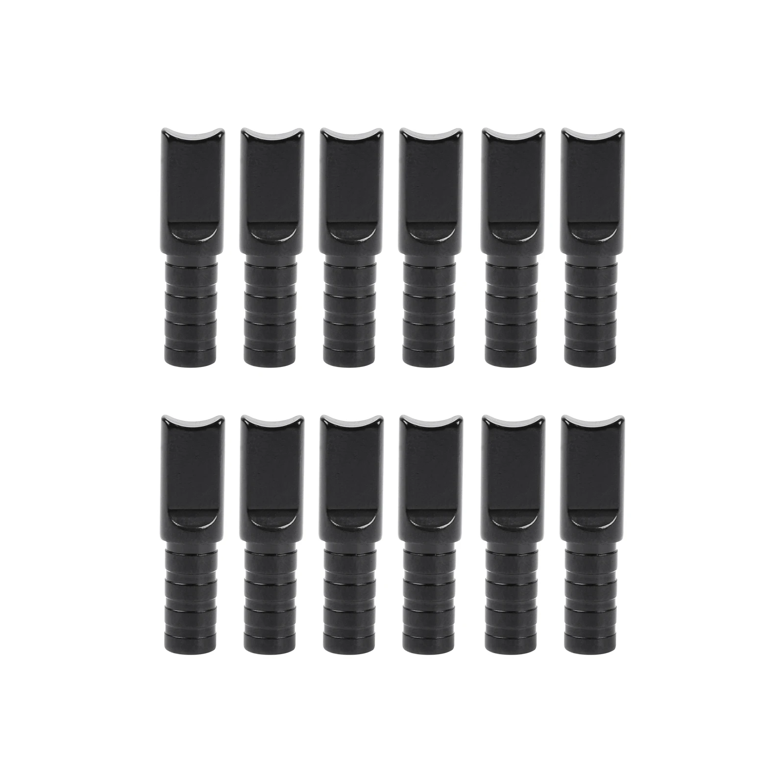 Half Moon Lock Arrow Tip Bulk 50Pcs, 6.2mm Inner Diameter Aluminum Insert, Dedicated for R9 Crossbow Archery Replacement Gear