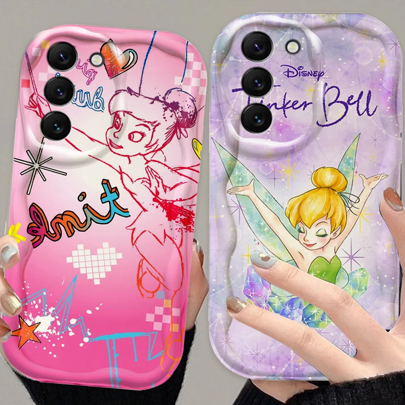 Disney Wonderful Fairy Cute For Samsung S24 S23 S21 S20 Ultra Plus FE A73 A72 A71 A51 A31 A05S A05 A04 5G Wave Oil Back