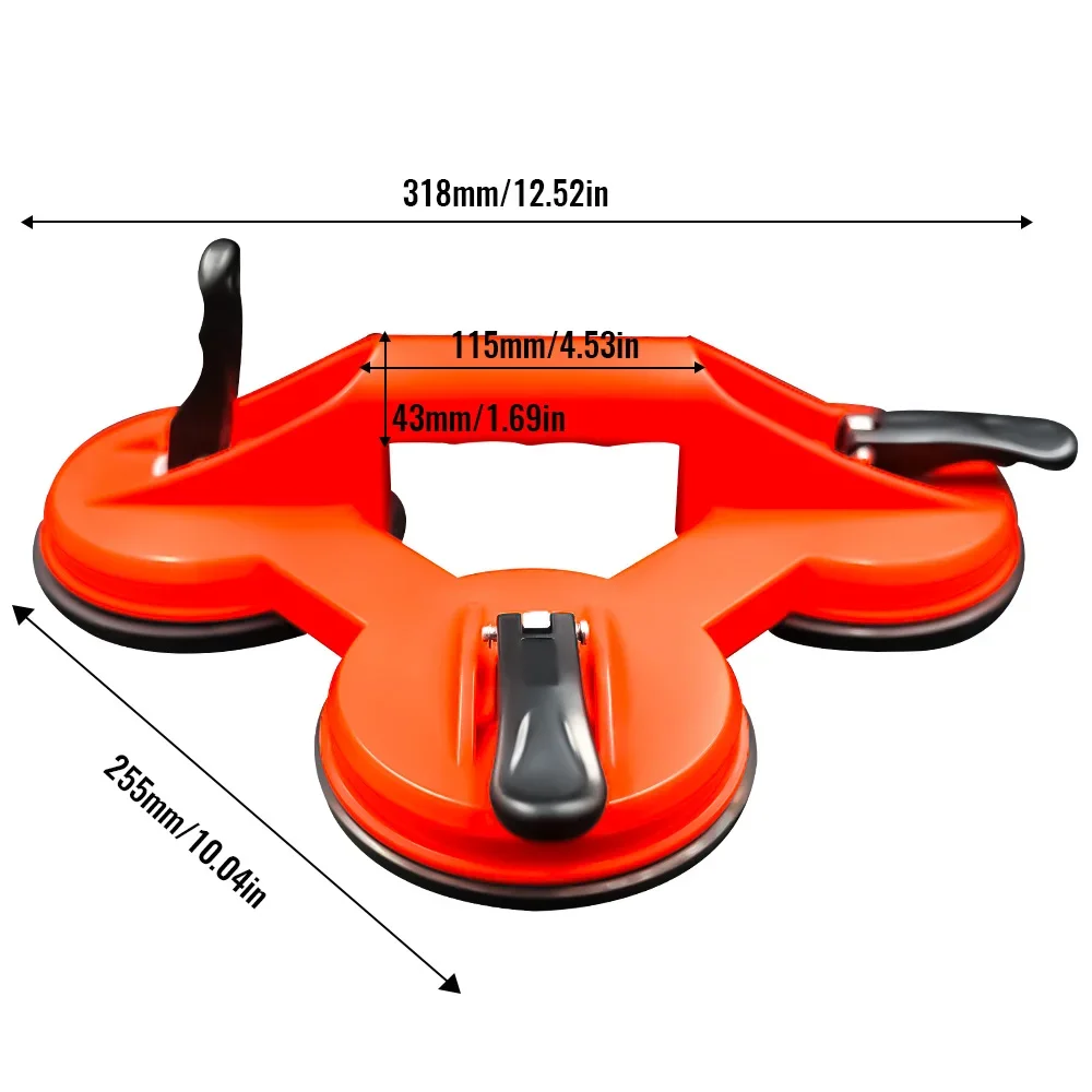 Glass Suction Cup Handle Suction Cup Dent Puller Handle Lifter for Lift Tile Floor Car Windshield Repair Hand Construction Tools