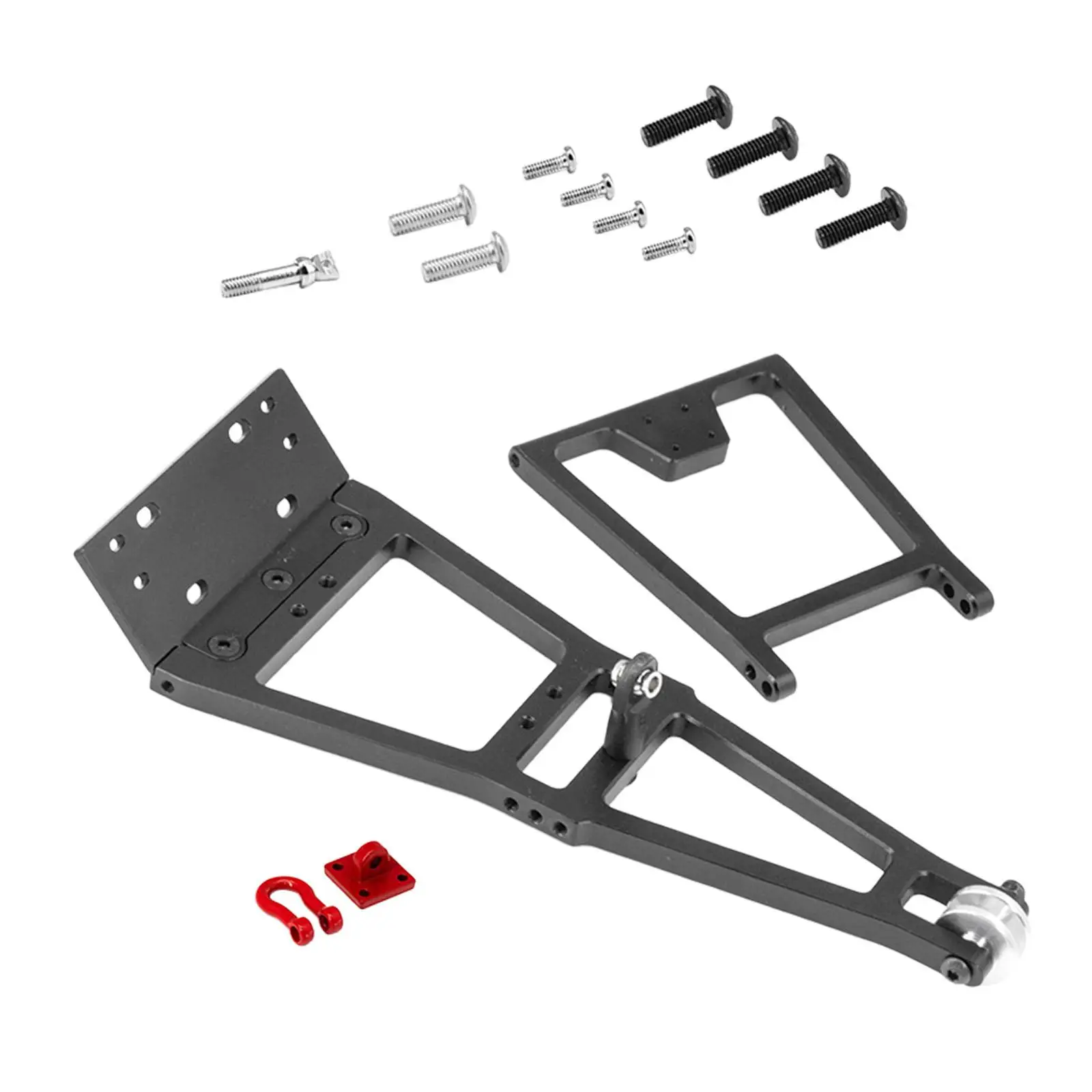 RC Tow Truck Accessory Kit for 1/10 RC Crawler and Trailer Updates Sturdy Double Stent Alluminum Alloy Replacement RC Accessory