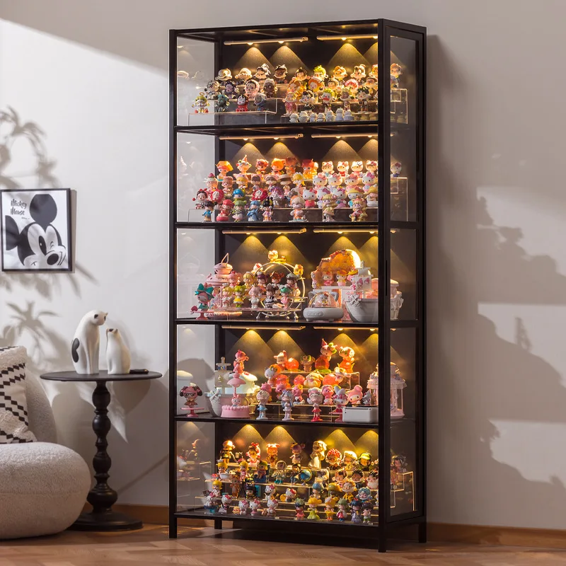 Blind Box Storage Display Stand Large Capacity Transparent Acrylic Storage Box POP MART Figure Doll Collection Cabinet