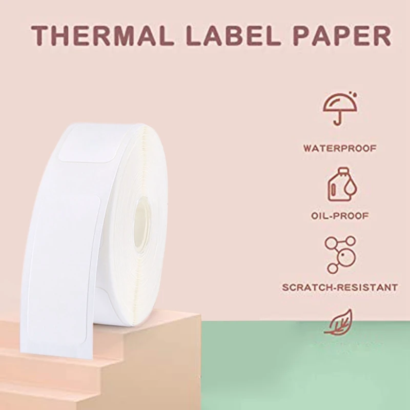 3Pcs Label Tape Of Printer Adapted Label Printing Paper Office & Home Labeling Tape Replacement Parts For NIIMBOT D11/D110/D101