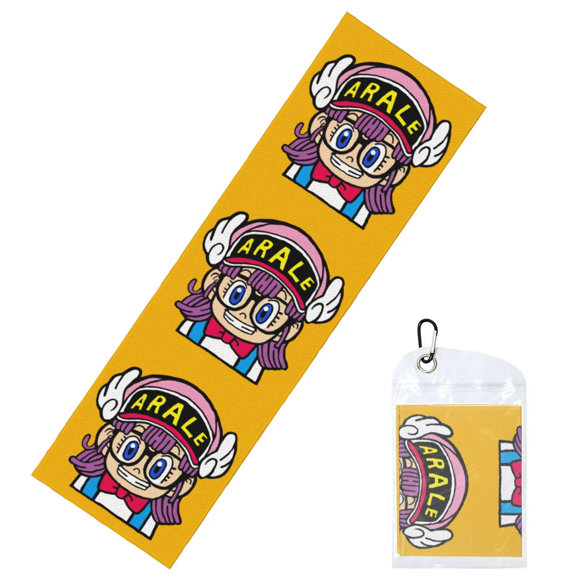 Cartoon Comics Arale Dr Slump Cold Exercise Towel  Yoga Fitness Running Outdoor Activities Travelling Swimming Camping Towels