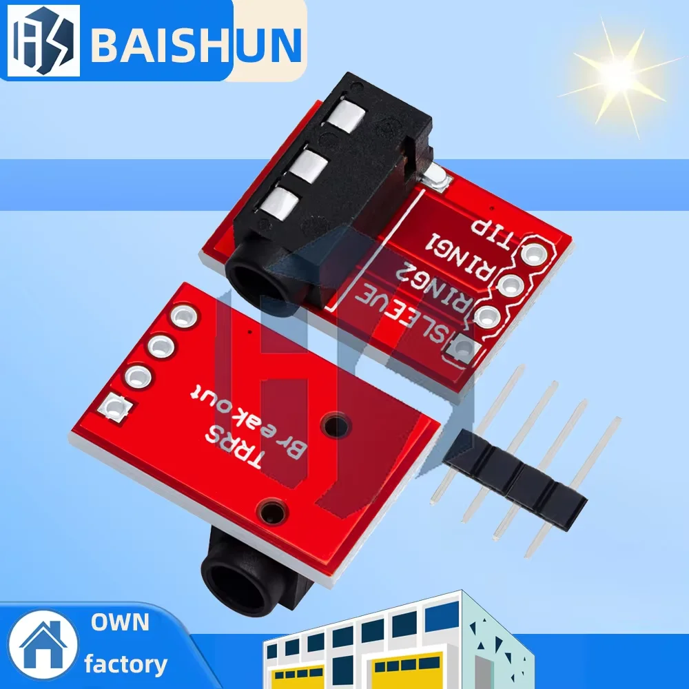 1/5PCS 3.5mm TRRS Audio Connector Modules: Works with MP3, Stereo Headphones, Video Equipment & Microphones