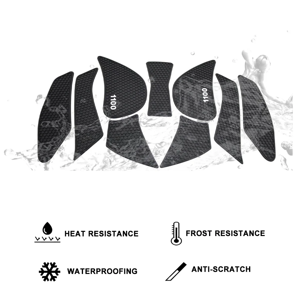 3M Rubber Stickers Motorcycle tank pad Protectors Sticker Waterproof Scratch-Resistant for Z1100 Z 1100 2026