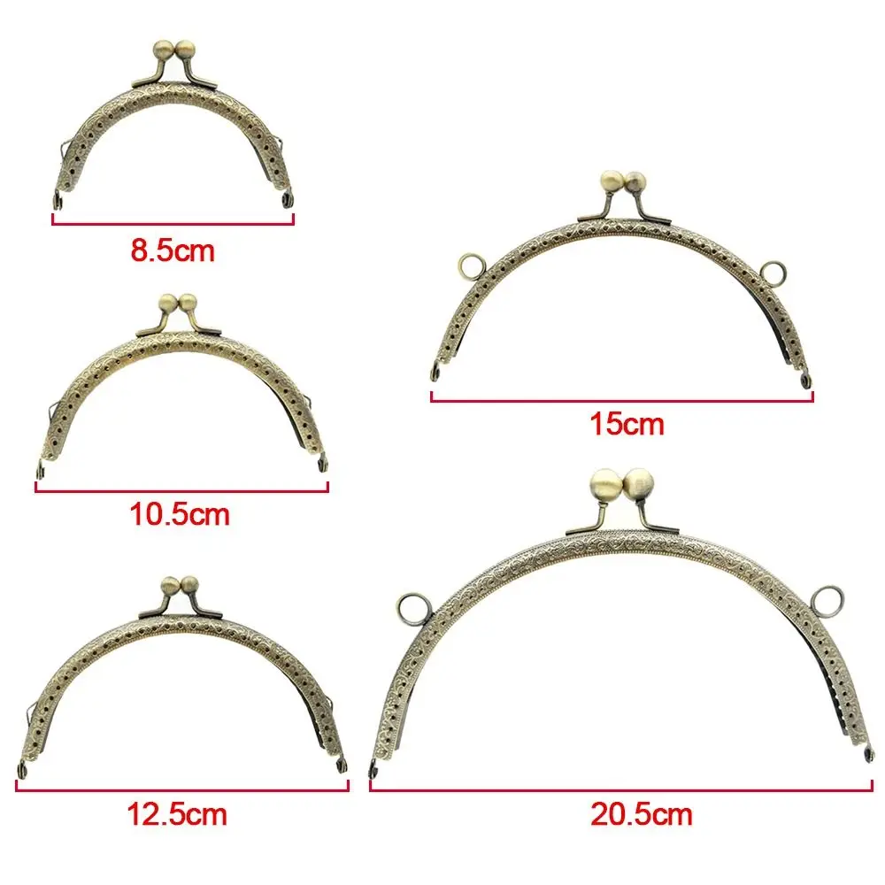 إطار محفظة معدني صغير قبلة المشبك حقيبة الأجهزة خمر محفظة المشبك إطار حقيبة إطار مشبك حقيبة صنع #6