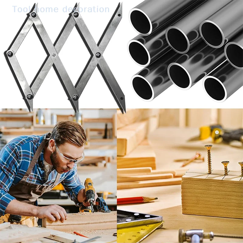 Localizzatore di punti centrali in metallo a 3 punti/7 punti per misurazioni rapide e precise Strumento di marcatura del cercatore centrale per la lavorazione del legno