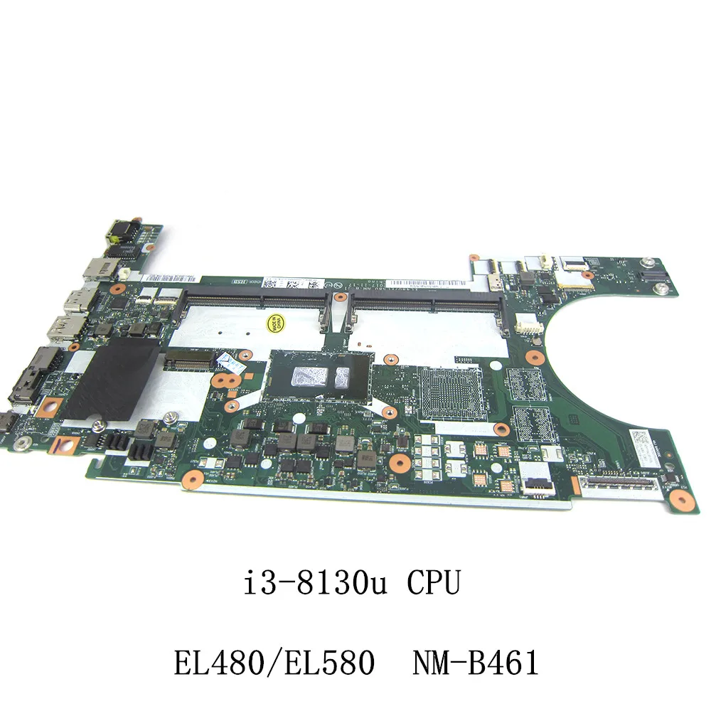 

For Lenovo Thinkpad L480 L580 Laptop motherboard Processor i3-8130u BL480/BL580 NM-B461 Fully Test good