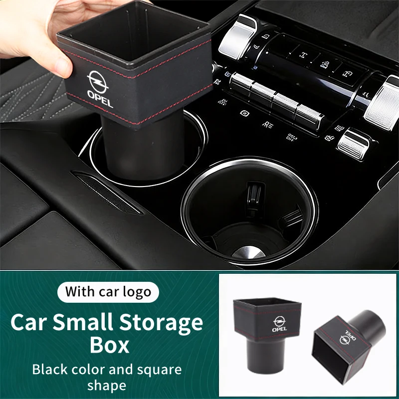 Car Center Console Storage Box Tools Case Cup Holder Accessories For Opel Corsa Astra Insignia Vectra Zafira Meriva Mokka