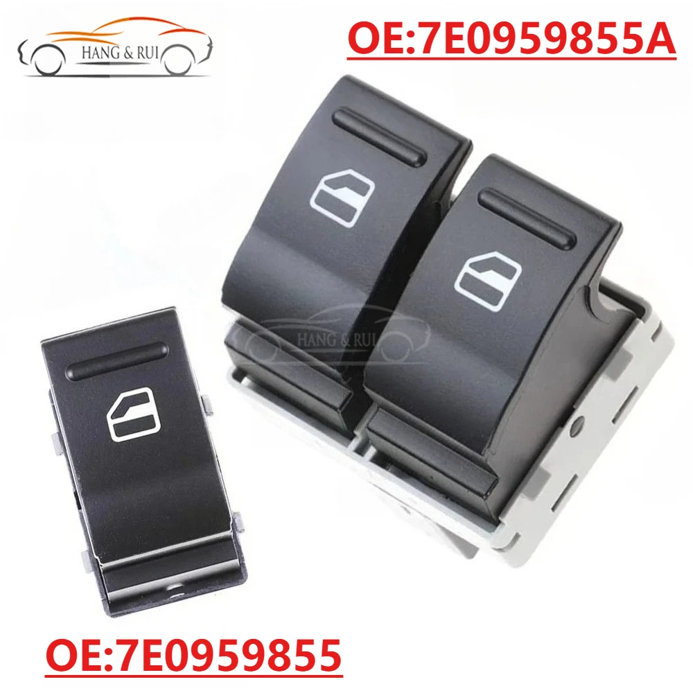 7E0959855 for VW TRANSPORTER T5 2005-2009 T6 2009-2014 Electric Power Window Switch Lifter Control Button 7E0959855A Car Parts
