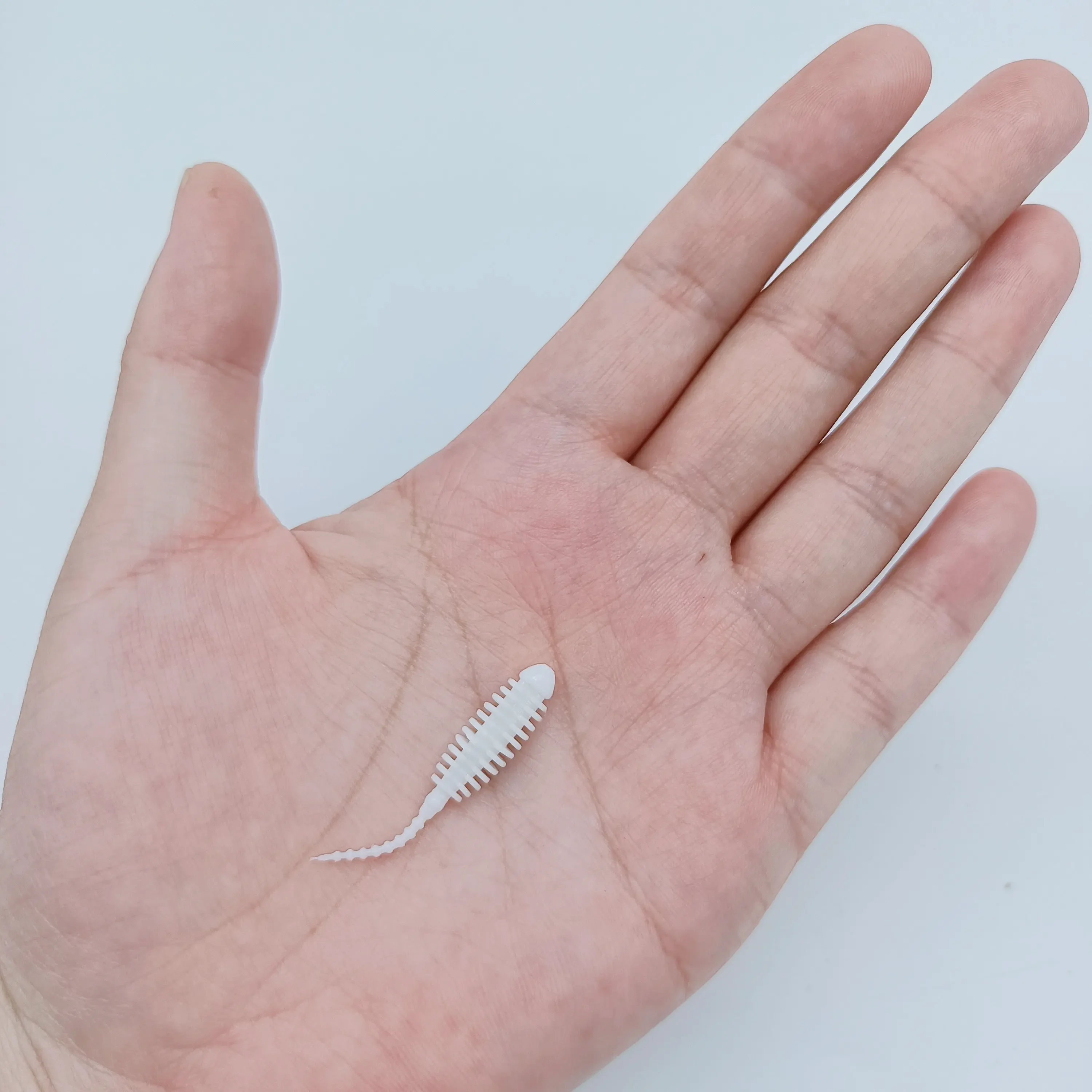 DUODUOYU 10 Stück Wobbler Mini Ocean Rock Angelköder 3,5 cm 0,2 g Gummi Soft Baits Soft Worm Künstliche Köder Bass Silikon Fisch – Detail 9