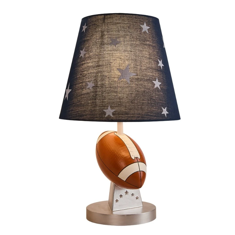 

American football creative desk lamp sports theme decorative bedside lamp fan gift dimmable