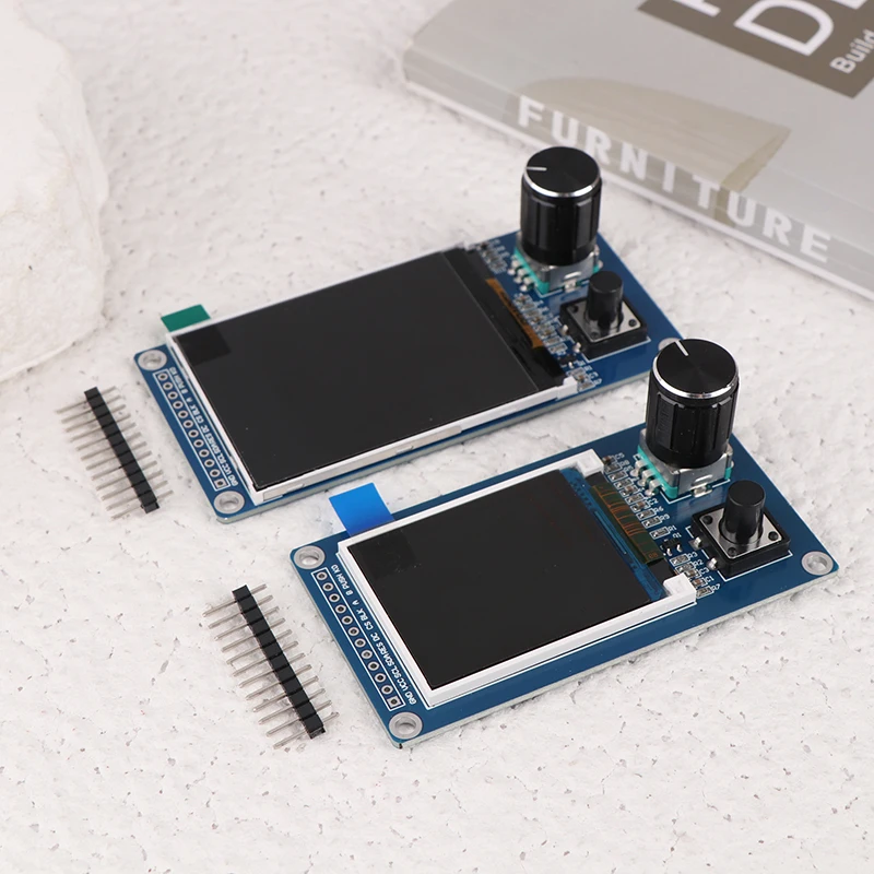 Functional 1.8-2.4” TFT Display Combination Module with EC11 Encoder, SPI Interface for Arduino.