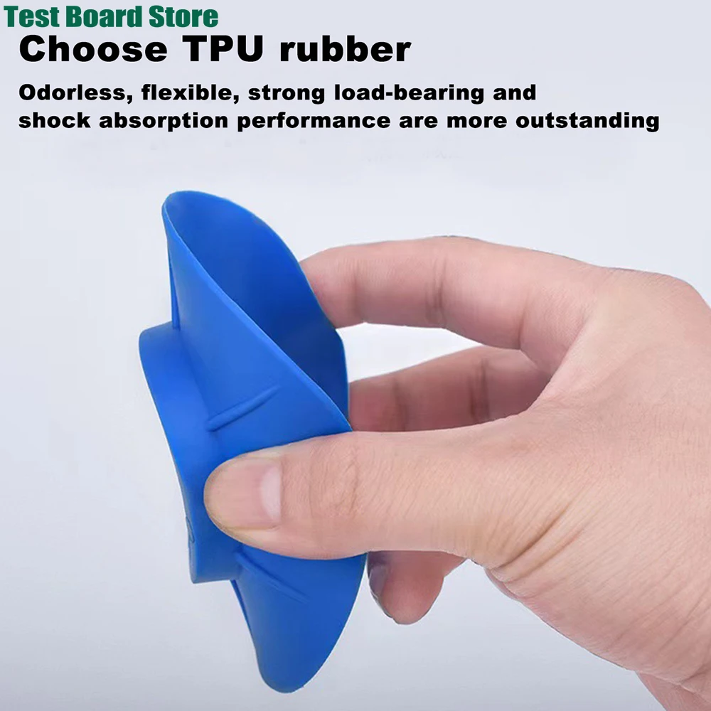 4 قطعة شفط جديدة العالمي مكافحة الاهتزاز قدم منصات غسالة المطاط القدم حصيرة الصامتة الثلاجة وسادة للقدم قاعدة رفع #4