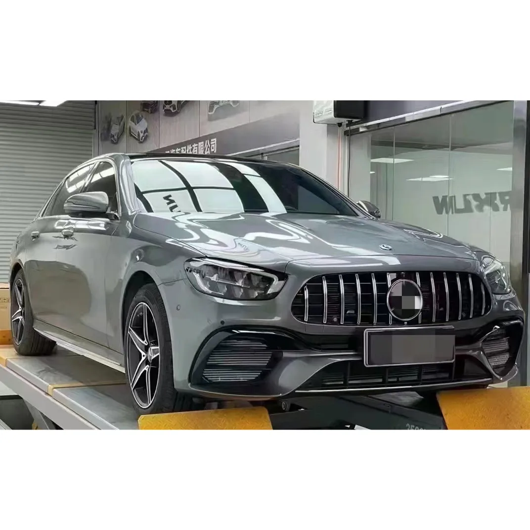 

Hot Selling Body Kit for Mercedes benz E Class W213 2020-202 to AMG Front Bumper with Grille ,rear Diffuser with Exhaust Pipe