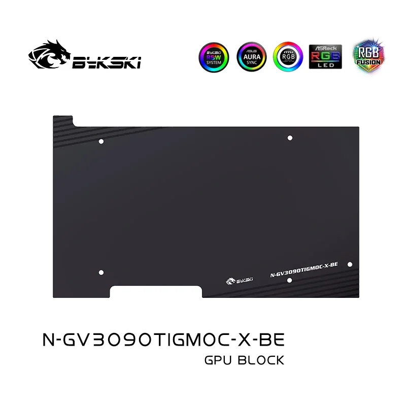 Bykski N-GV3090TIGMOC-X GPU-Wasserblock für GIGABYTE 3090TI GAMING OC Grafikkarte/Vollabdeckung Kupferkühler Wasserkühlblock
