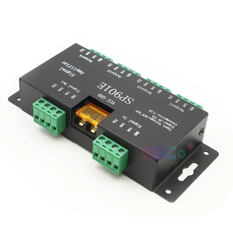 Repetidor amplificador de señal SPI direccionable RGB IC píxeles WS2812B WS2811 APA102 tira de LED atenuador de luz de Panel de matriz programable