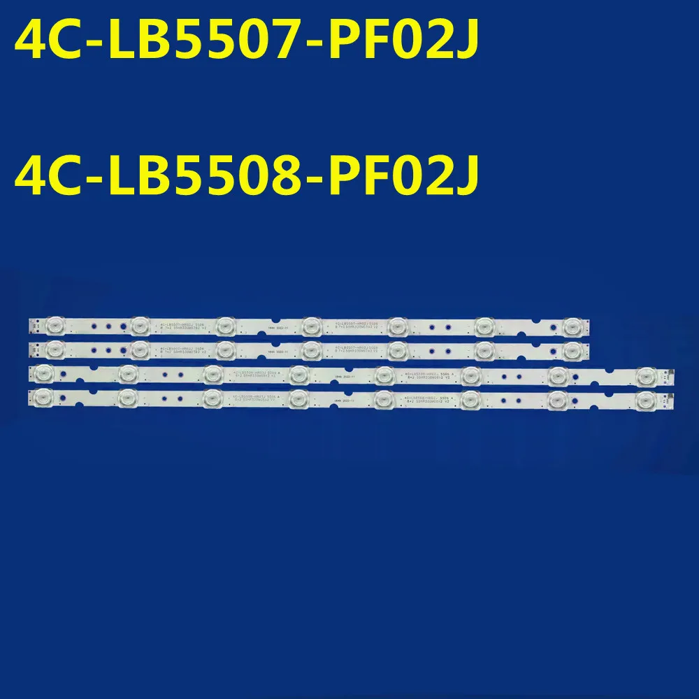 10set LED Strip for 55P65US 55U39CMC 55U5850C 55U3800C 55DP600 4C-LB5507-PF02J 4C-LB5508-PF02J 55HR330M07B2 V2 55HR330M08A2