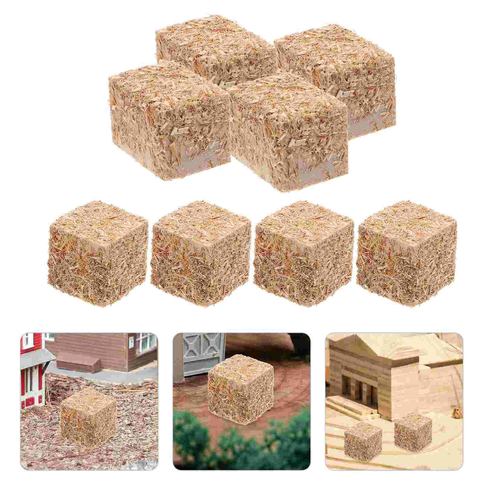 Haystack Model Scene Layout Prop Decor Mini Garden Ornament Sand Table Yard Toys