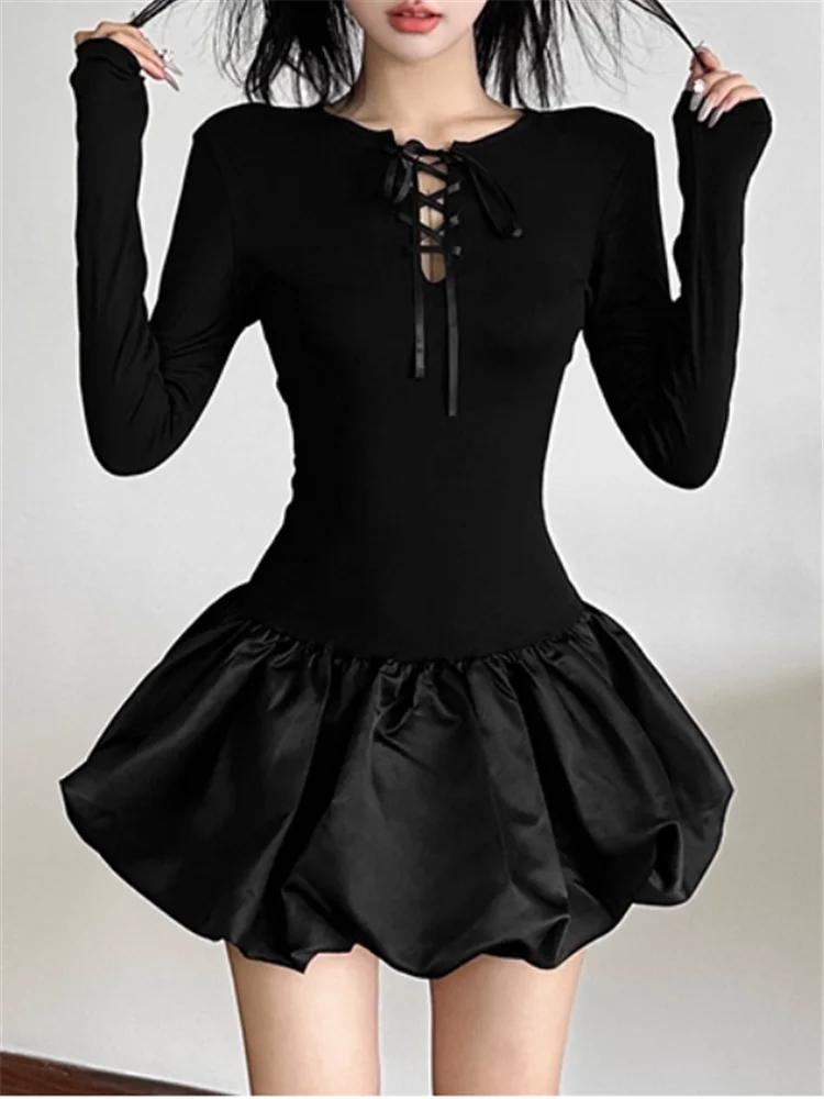 estilo-de-ballet-hueco-con-cordones-correas-negro-mini-vestido-de-mujer-estilo-frances-hepburn-2025-nueva-otono-vestido-de-manga-larga-con-volantes-y-capullo-de-petalo