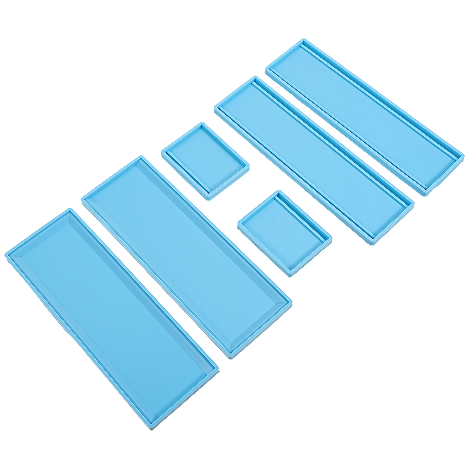 1Set Domino Box Silicone Mold DIY Tool Flexible Reusable Resin Casting Mold Domino Storage Organizer Holder Mould