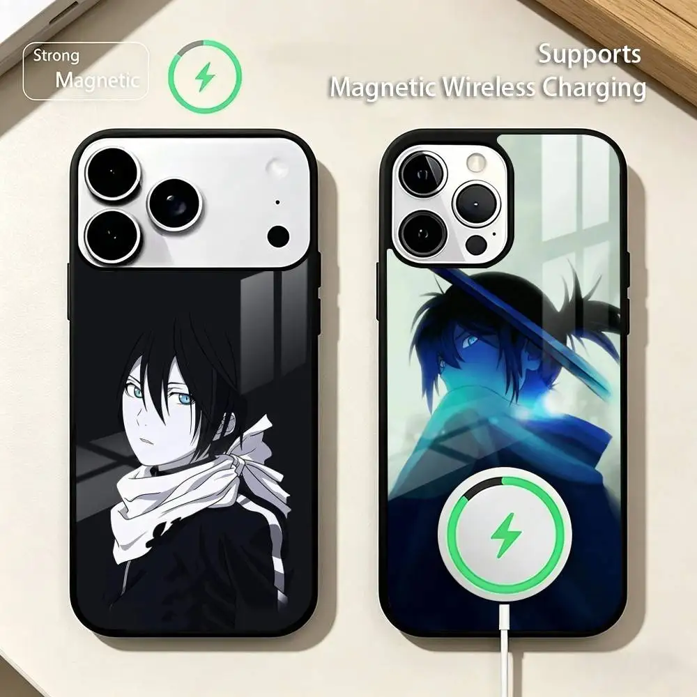 Healing Anime N-Noragami Phone Case For iPhone17,16,15,14,13,12,11 Plus,Pro Allows magnetic wireless charging