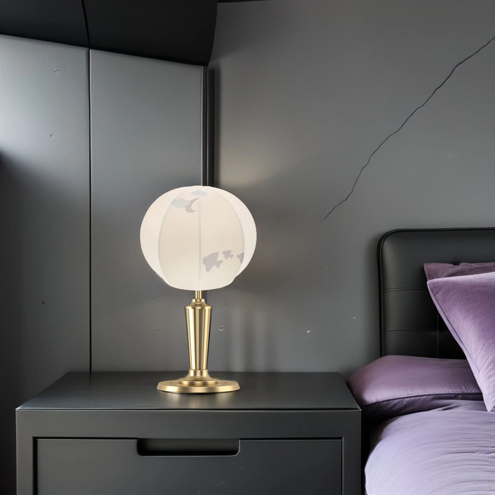 

Decorative Table Lamp Fabric Lampshades Bedside Cover for Floor Light Festive Cloth Desk