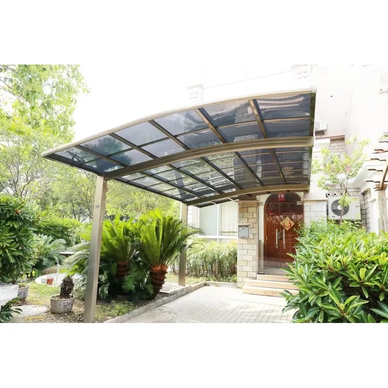 Factory Shelter Panel Custom Building Steel Structure Garages Aluminium Canopies Carports