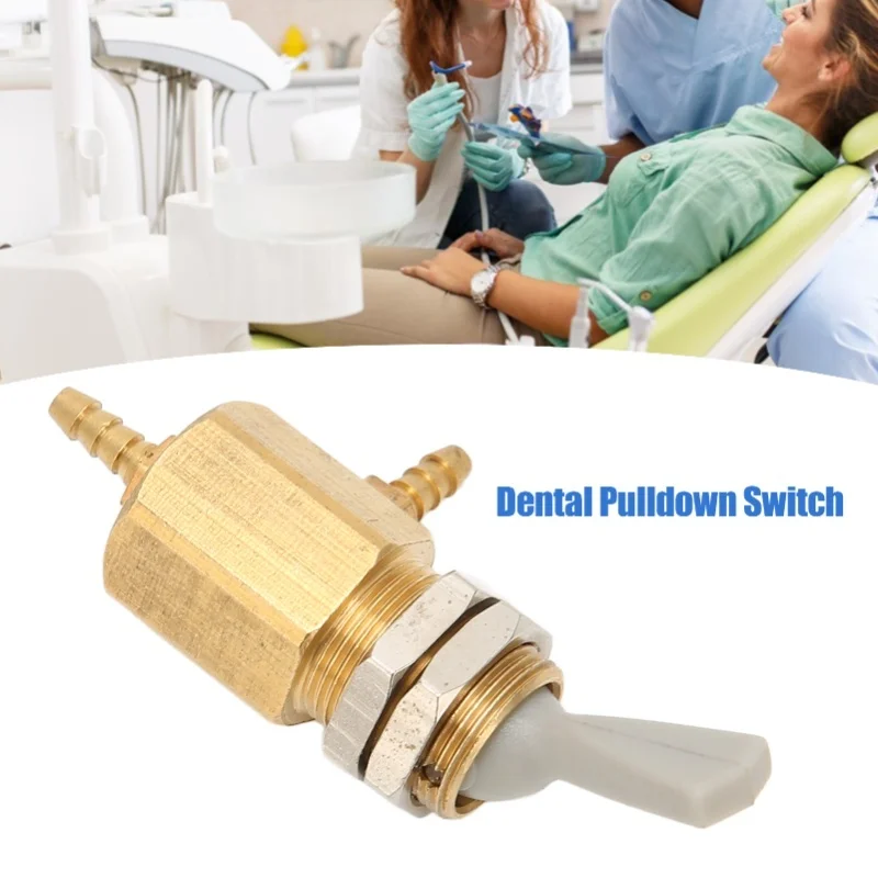 C9 Professional Metal Dental Pulldown Switch Valve Toggle For Dental Chair Unit Water Bottle3mm / 0.12in