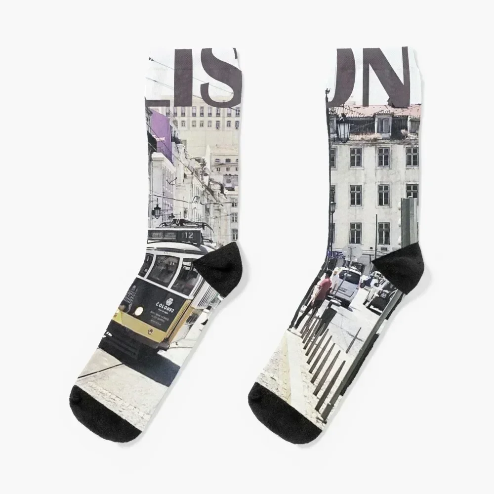 

Lisbon Socks aesthetic kids Heating sock gifts Ladies Socks Men's