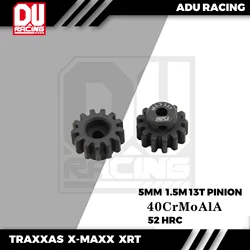 ADU RACING 1.5M 5MM HOLE 13T PINION FOR X-MAXX XRT OR OTHER CARS 40CRMOAIA STEEL