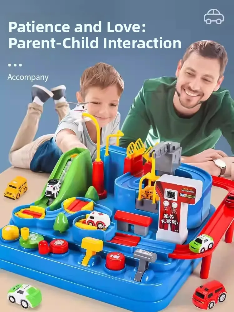 

Educational Train Track Car Adventure Game Parking Lot Children's Toy for Boys And Girls Birthday Gift Remote Control Track Toy