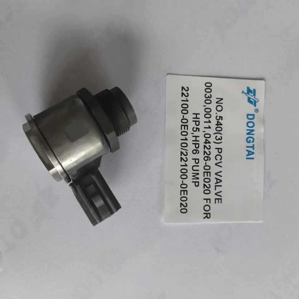 

NO.540(3) PCV Valve 0030 0011 04226-0E020 Fuel Pump & Parts for HP5 HP6 22100-0E010 22100-0E020