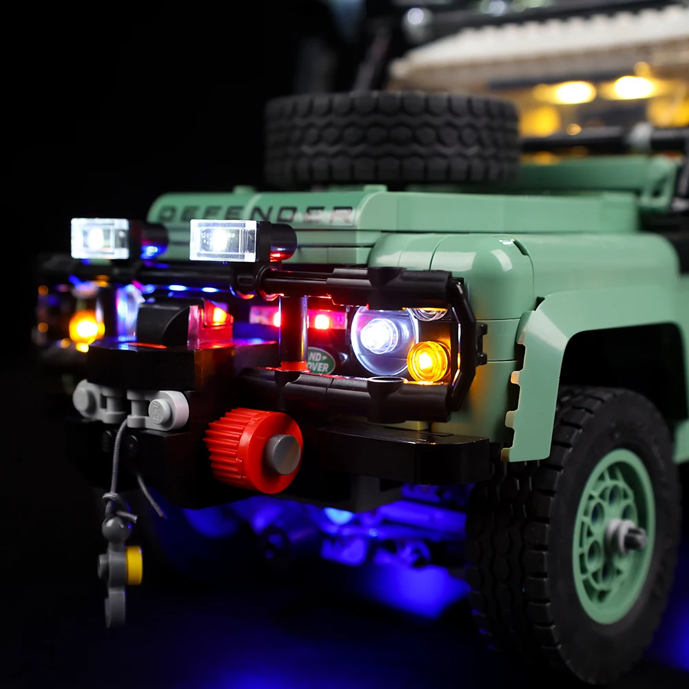 

LED Light Set for LEGO Rover Classic Defender 90 10317 Car Building Blocks Model