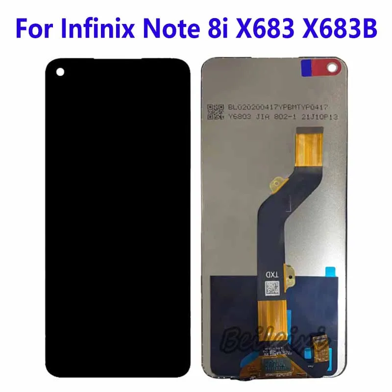 For Infinix Note 8i X683 X683B X683b LCD Display Touch Screen Digitizer Assembly Replacement Accessory