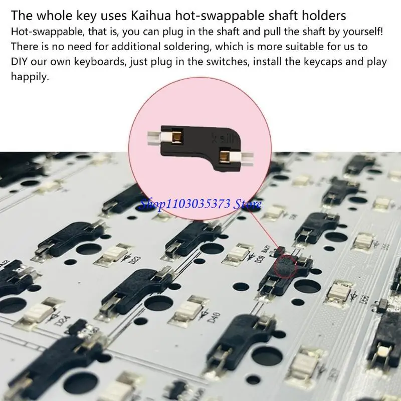 

D46B Wireless Mechanical Keyboard With Display Screen 2.4G Customizable Backlight