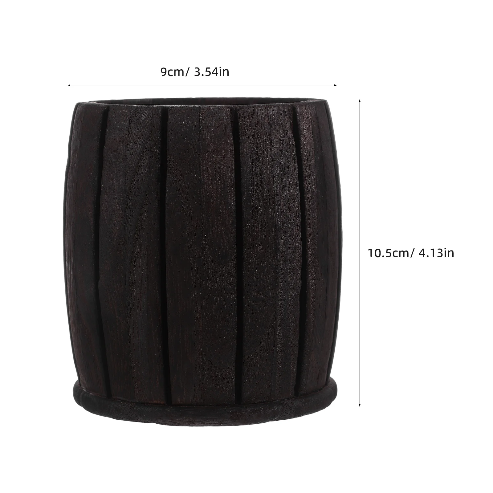 حامل قلم خشبي كأس خمر صندوق رصاص خشبي لمكتب منظم تخزين فرشاة للمكياج لوازم مكتبية مكتب المدرسة