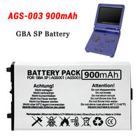 AGS-003 Lithium Battery 3.7V 900mAh Rechargeable for Nintendo GBA SP Gameing Console Game Boy Advance SP Built-in Batteries
