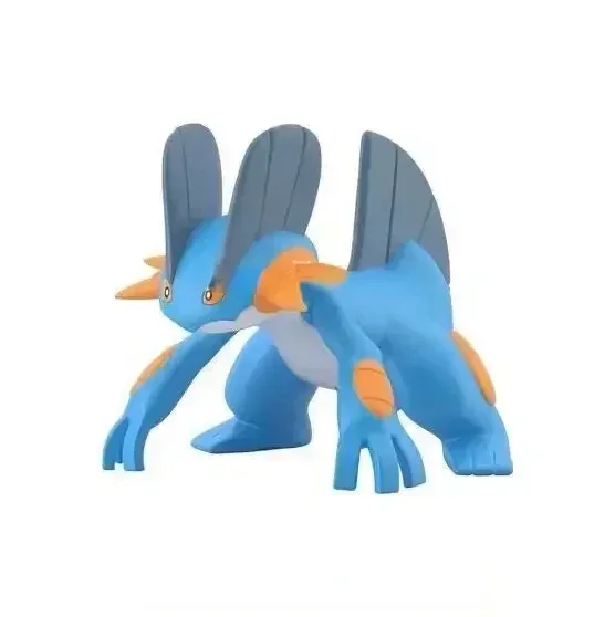 Bandai – figurines de dessin animé POKEMON Hoenn, échelle originale, Sceptile Swampert, jouets pour enfants, cadeau, modèle d'ornement à collectionner