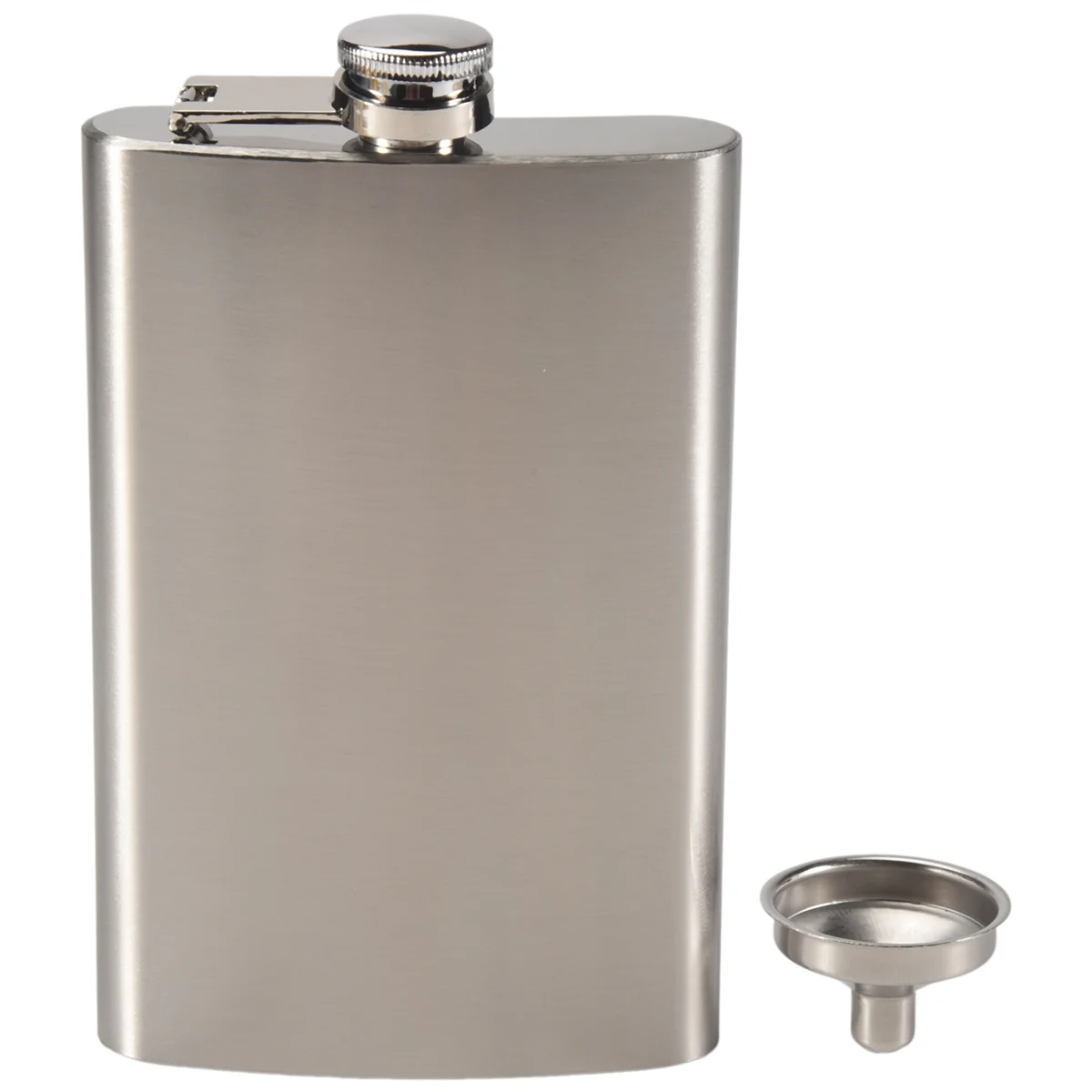 

A76I Whiskey Pocket 10oz Hip Flask Liquor Alcohol With Stainless Steel Screw Cap
