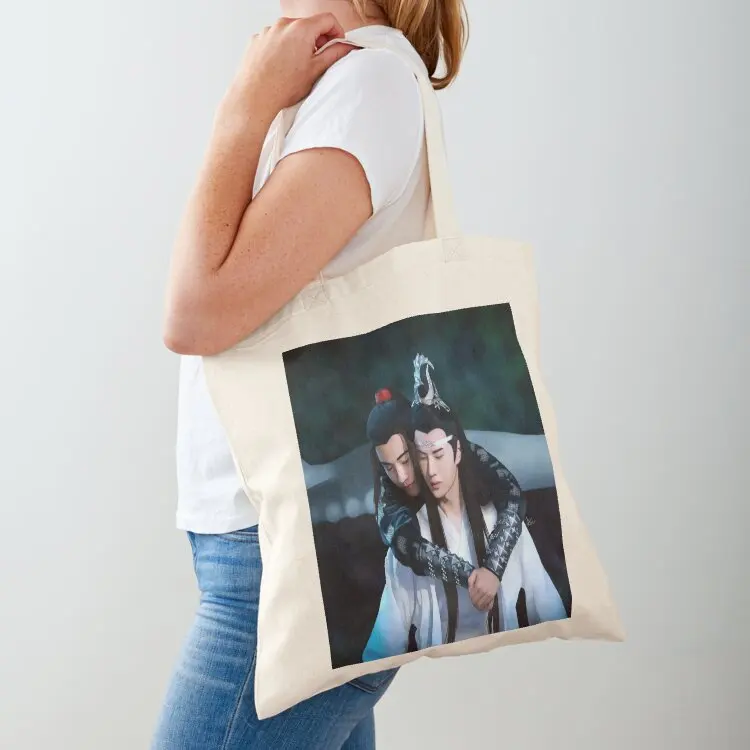 

Wangxian Tote Bag foldable reusable bag cloth bag woman for beach Shopper