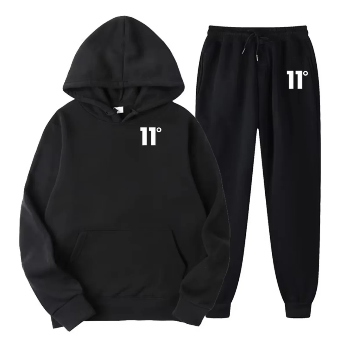 

Men's Autumn Digital Printing Tracksuit 2 Pieces Sets Hooded Sweatshirt +Drawstring Pants Male Hoodies Running Sportswear Men