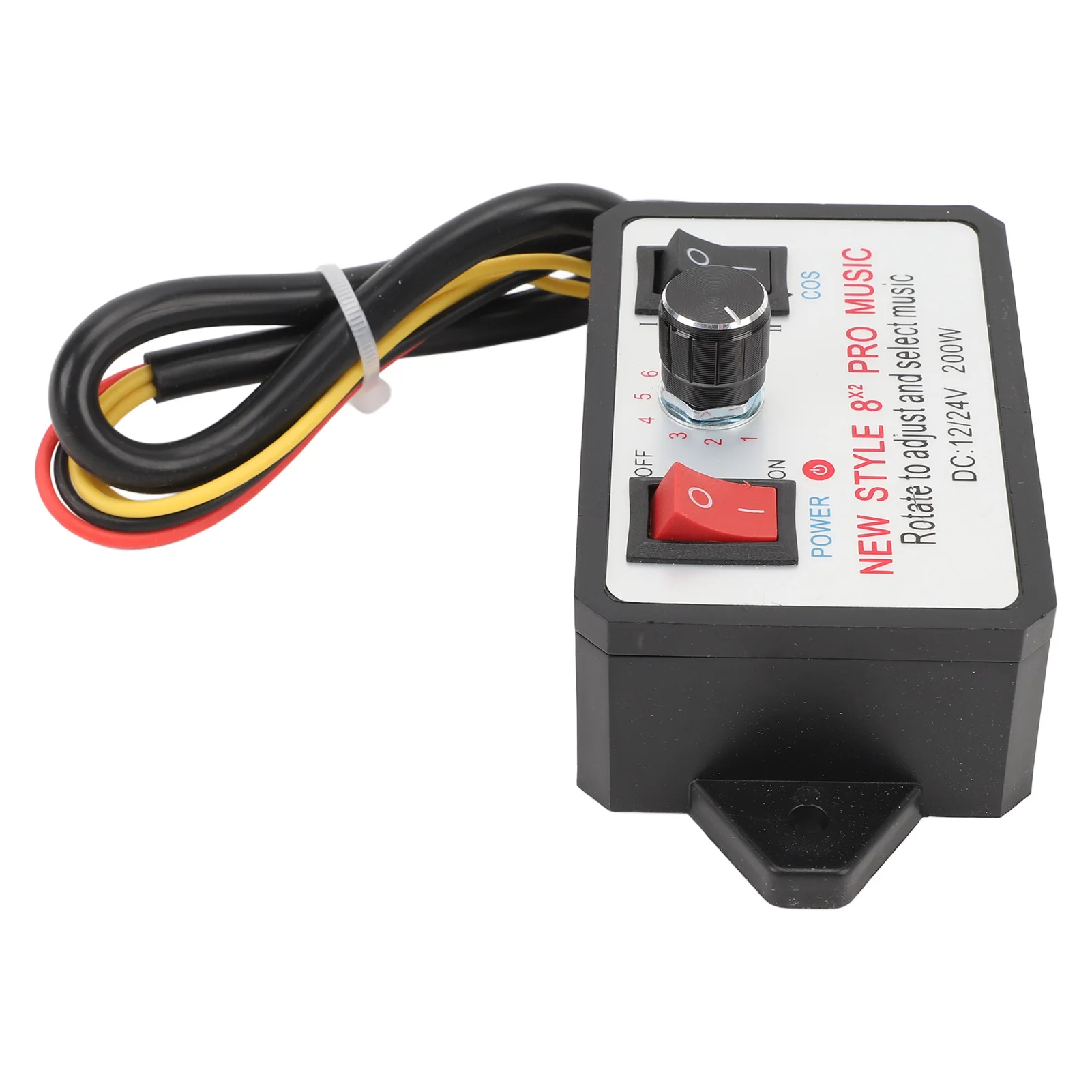 Car Horn Controller for 12V/24V Cars Trucks Motorcycles Boats Electric Horn Controller 16 Adjustable Sound Acoustic Booster
