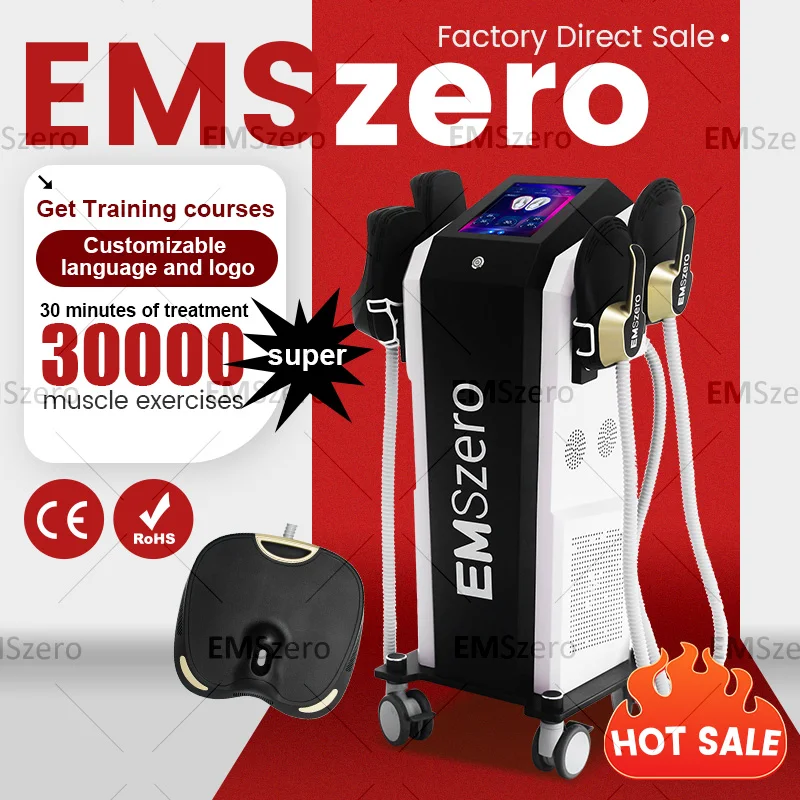 

Профессиональный RF-аппарат EMSZERO 6500W для коррекции фигуры и стимуляции мышц EMS Neo, для похудения, для спа-салонов, с накладками для тазового дна