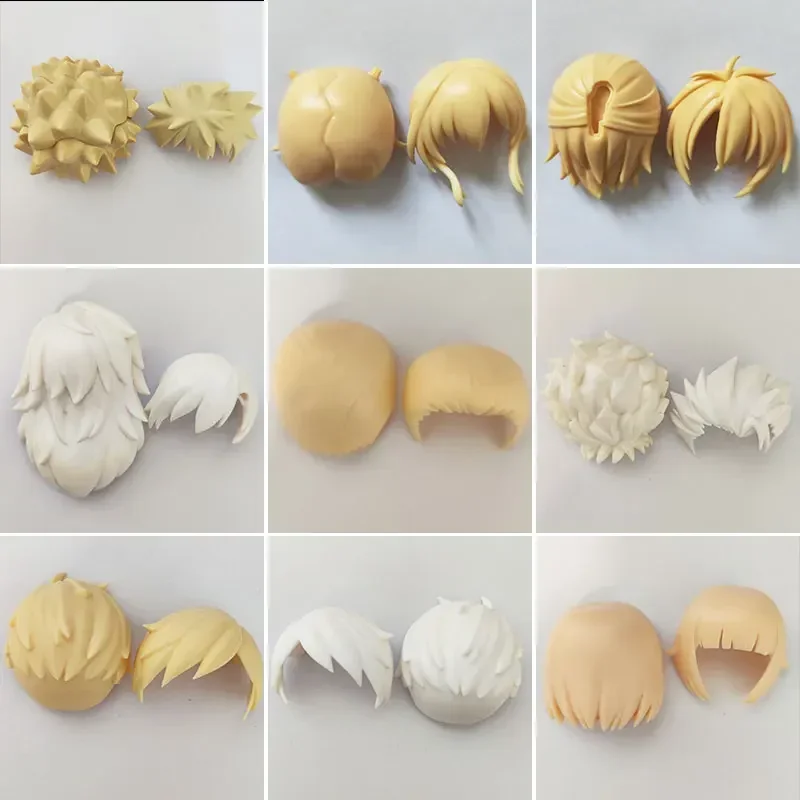 GSC Clay Man Hair white model OB11 doll accessories