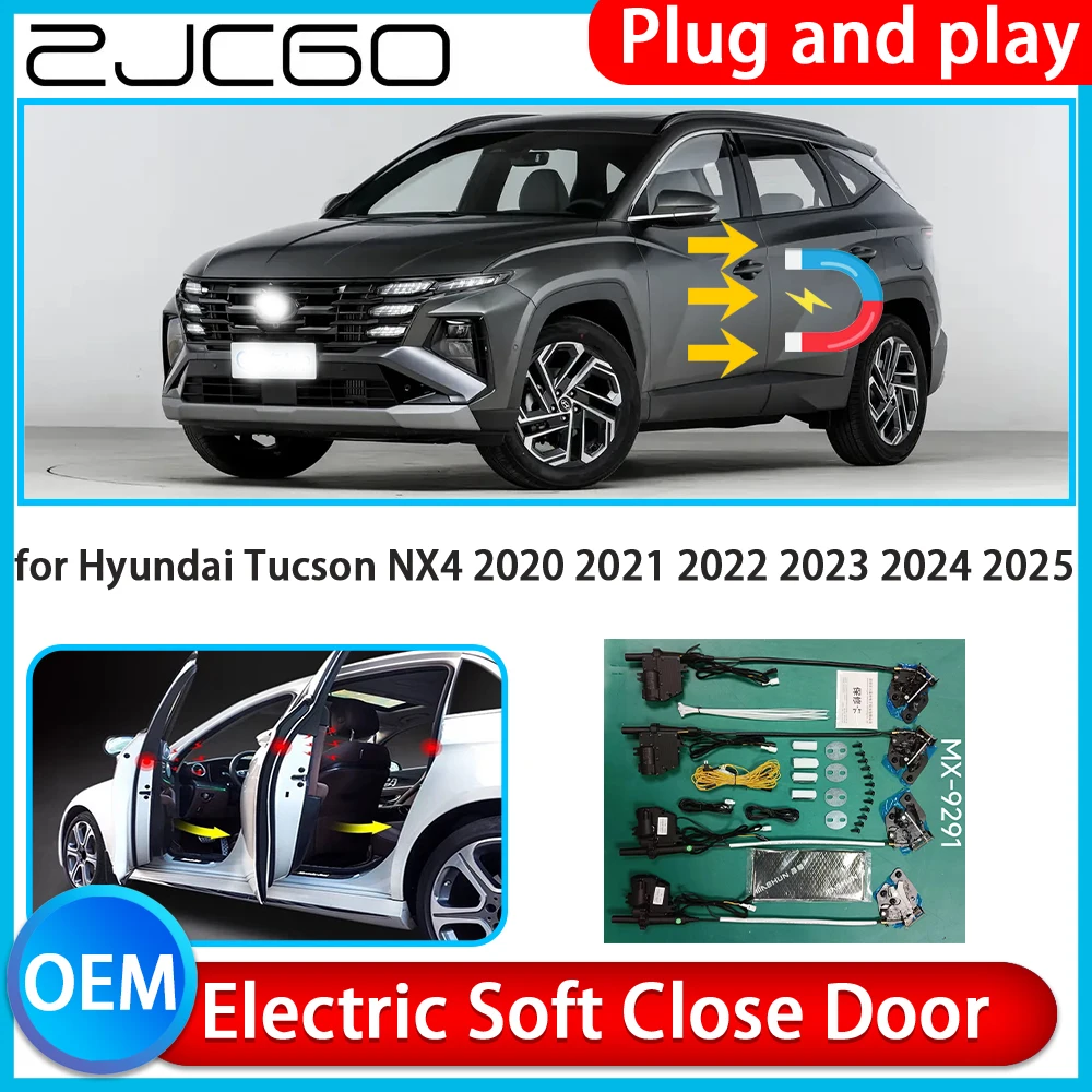 

for Hyundai Tucson NX4 2020-2025 Auto Pull Car Soft Close Kit Door Power Latch Electric Door Catch Soft Closing Assist Silent