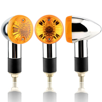 2x Motorcycle Turn Signal Lights Amber For Honda Shadow VT 750 1100 VTX 1300 1800 C Lighting Indicators Part