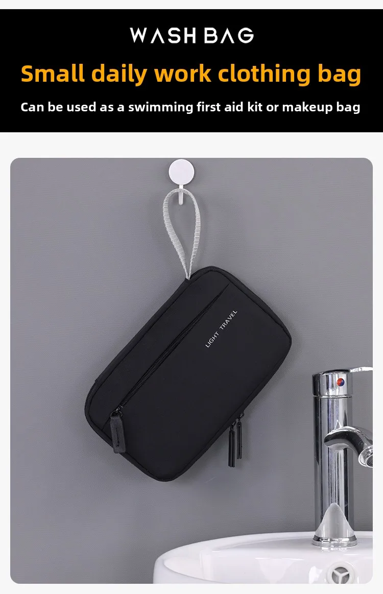 3-in-1 Travel Toiletry Bag for Men Oxford Toiletry Organizer Dopp Kit Water-resistant Shaving Bag Cosmetic Bag Makeup Organizer