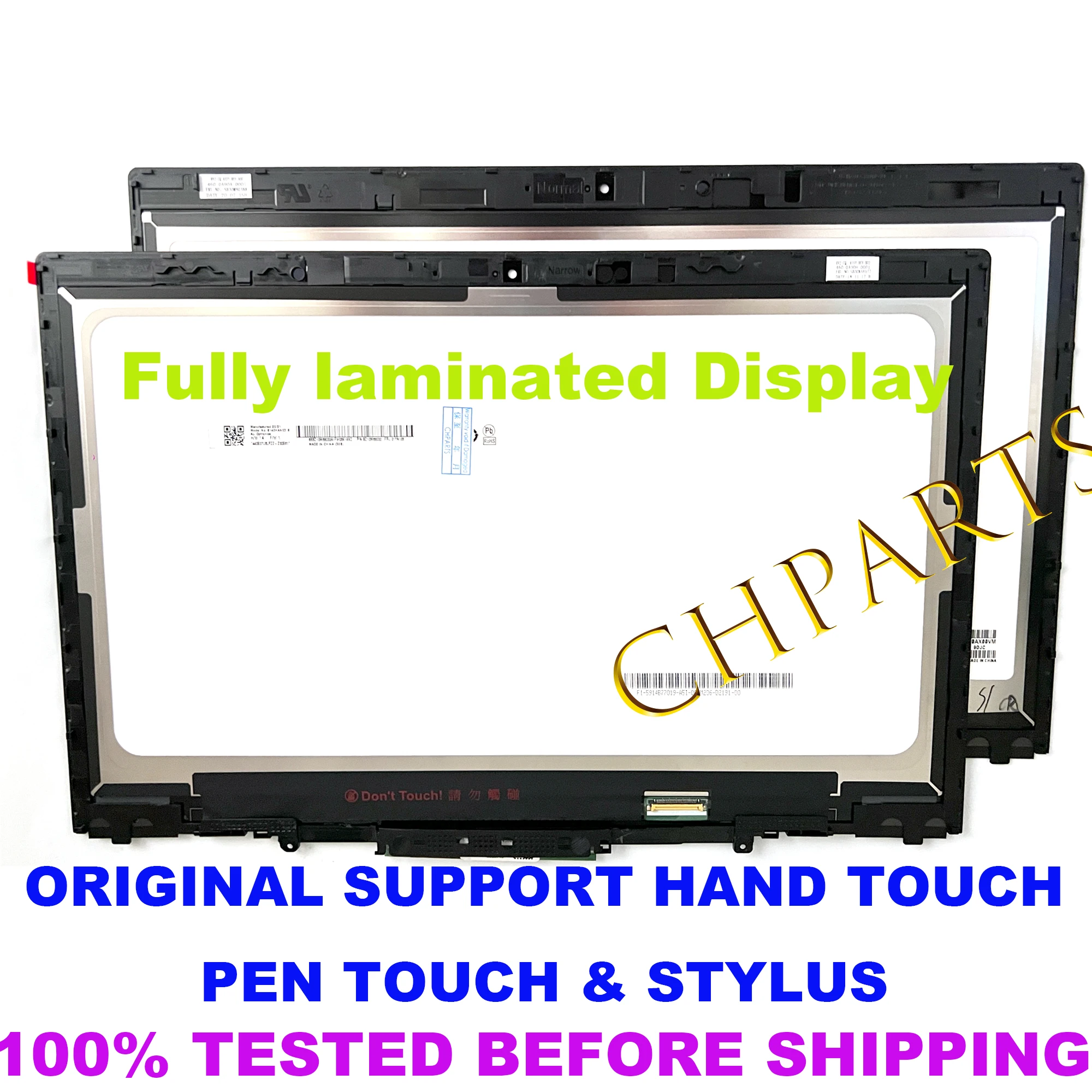Imagem -04 - Lcd Touch Screen Digitizer Substituição Assembly 14 Fhd Wqhd Lenovo Thinkpad x1 Yoga 2nd Gen 01yr155 01ax895 01ay916
